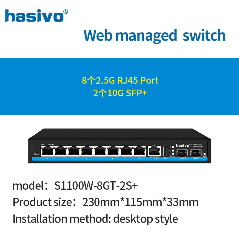 8 Port L3 Managed 2.5Gps PoE O - Sfp+ 10G Managed Switch 8 Port review and price