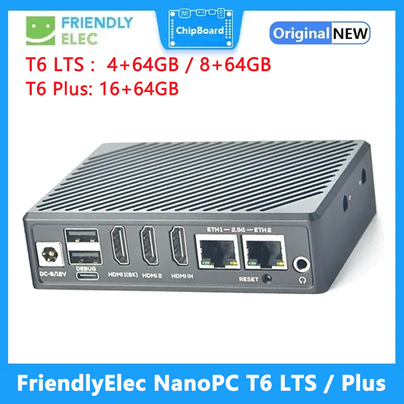 FriendlyElec NanoPC T6 LTS/Plu - Nanopc T6 16Gb review and price