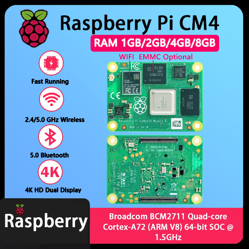 Raspberry Pi CM4 1GB/2GB/4GB/8 - Raspberry Pi Cm4 8Gb Ram 32Gb Emmc Wifi review and price