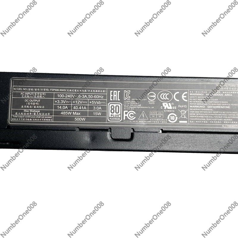 FSP500-30AS 80Plus Platinum Fl - Atx Power Supply 1U Flex 500W review and price