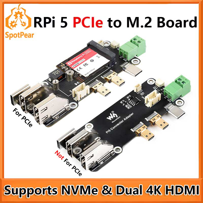 Raspberry Pi 5 PCIe to M.2 Mul - Turing Pi 2 review and price