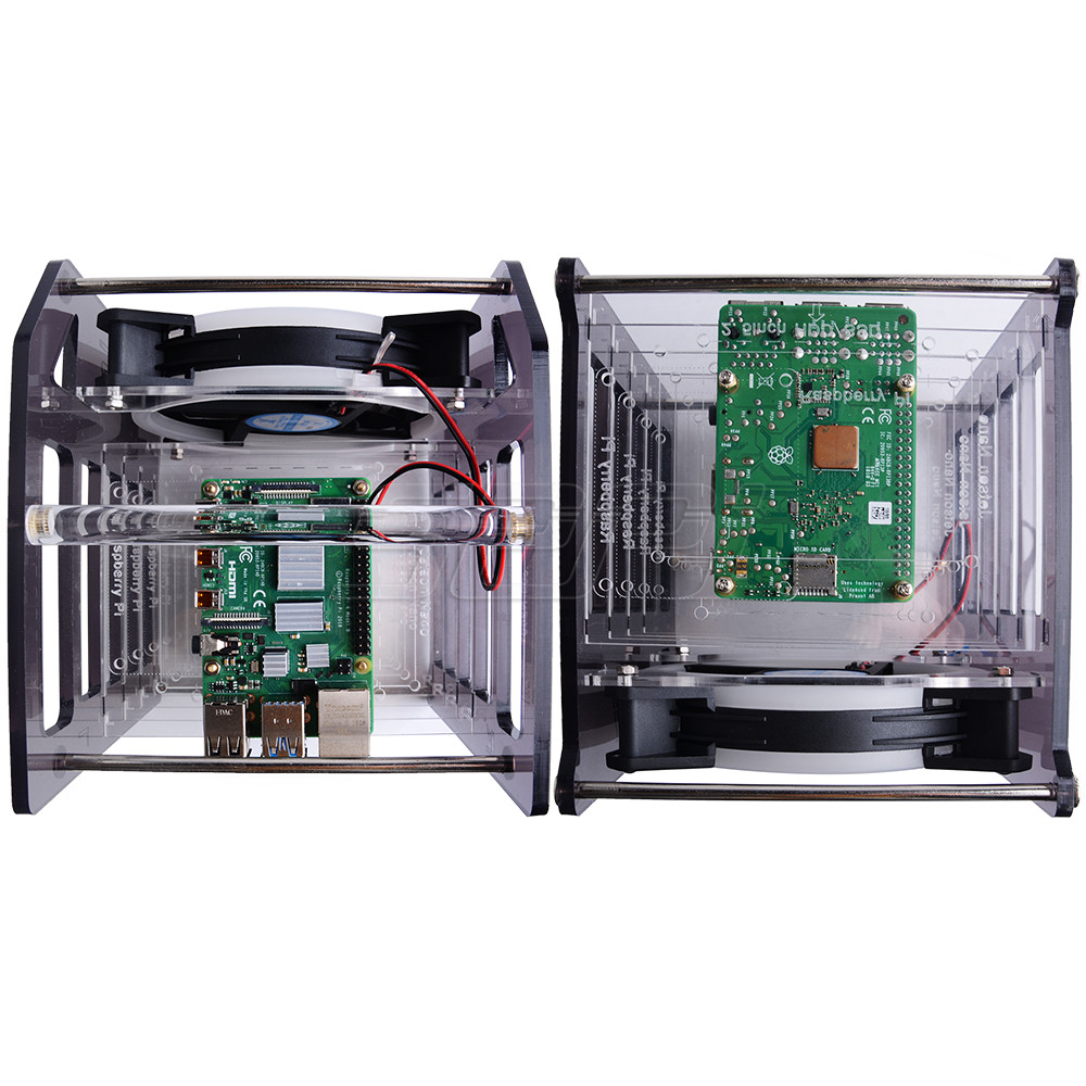 52Pi Rack Tower 4 Layer Acryli - Deskpi Super6C review and price