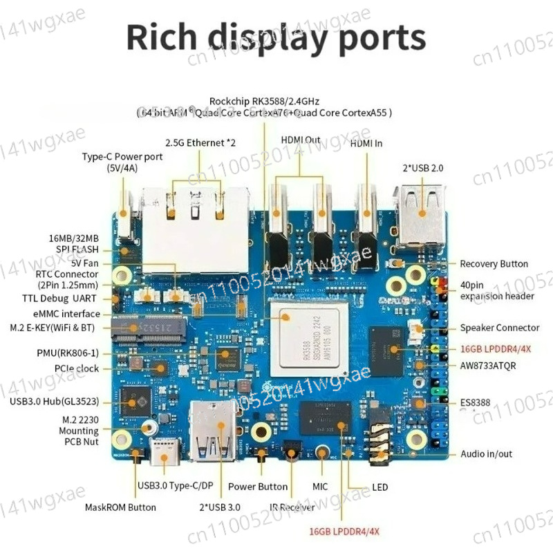 Orange Pi 5 Plus 32GB RAM RK35 - Orange Pi 5 Plus 32Gb review and price