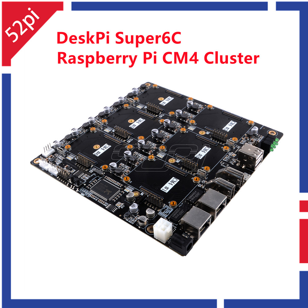 52Pi New DeskPi Super6C Raspbe - Deskpi Super6C review and price