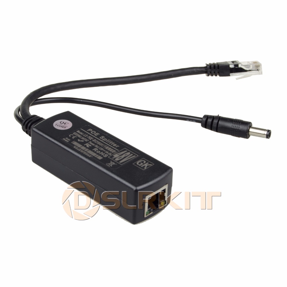 DSLRKIT Gigabit Active PoE Spl - Active Poe Splitter Gigabit 12V 2A review and price
